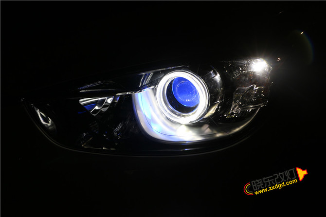 马自达CX-5改灯 改装天使眼 恶魔眼